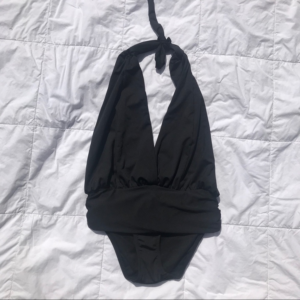 🆕 La Vie En Rose Plunge Neck Bathing Suit